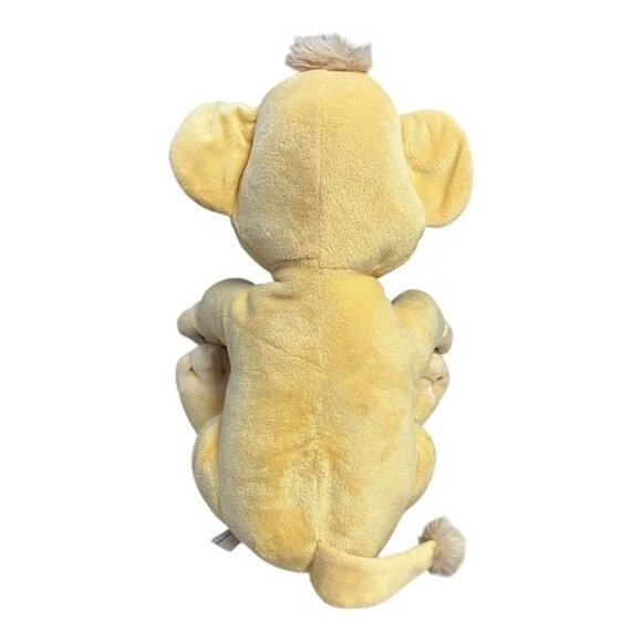 Disney The Lion King Simba Plush Stuffed Animal – Yellow Tan – Disney Store 12" - Picture 4 of 6